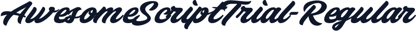 AwesomeScriptTrial-Regular
