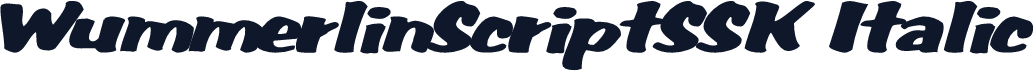 WummerlinScriptSSK Italic