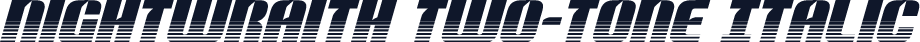 Nightwraith Two-Tone Italic