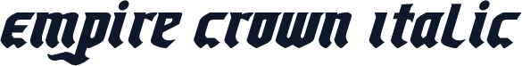Empire Crown Italic