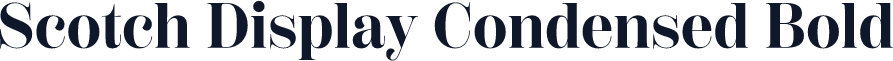 Scotch Display Condensed Bold