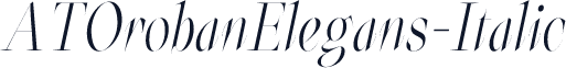 ATOrobanElegans-Italic