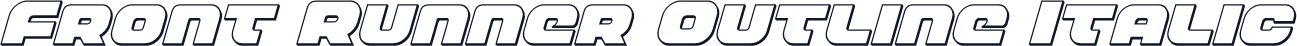 Front Runner Outline Italic
