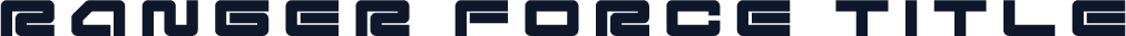 Ranger Force Title
