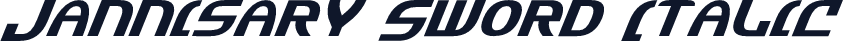 Jannisary Sword Italic