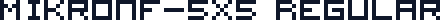 MikronF-5x5  Regular
