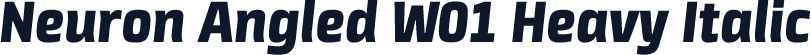 Neuron Angled W01 Heavy Italic