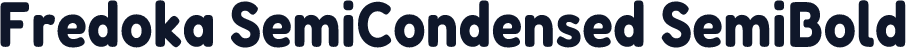 Fredoka SemiCondensed SemiBold