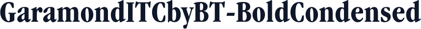 GaramondITCbyBT-BoldCondensed