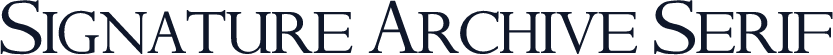 Signature Archive Serif