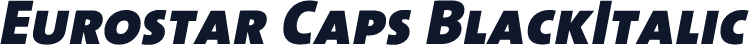 Eurostar Caps BlackItalic