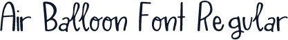 Air Balloon Font Regular
