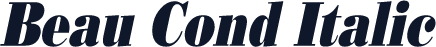 Beau Cond Italic