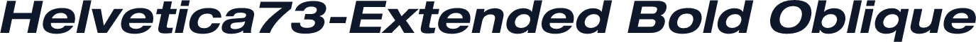 Helvetica73-Extended Bold Oblique