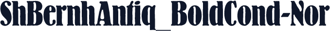 ShBernhAntiq_BoldCond-Nor