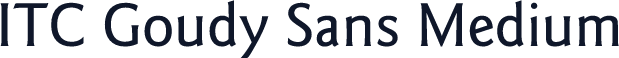 ITC Goudy Sans Medium