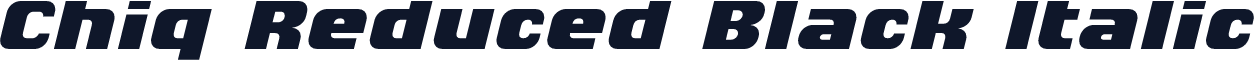 Chiq Reduced Black Italic