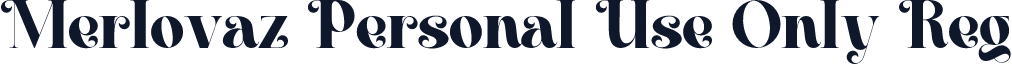 Merlovaz Personal Use Only Reg