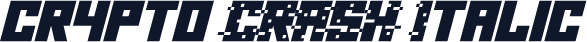 crypto CRASH Italic