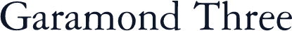 Garamond Three