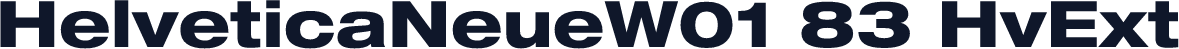 HelveticaNeueW01 83 HvExt
