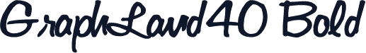 GraphLand40 Bold