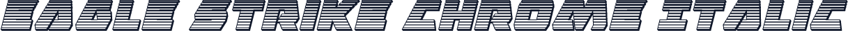 Eagle Strike Chrome Italic
