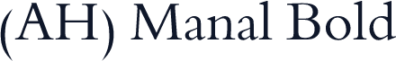 (AH) Manal Bold