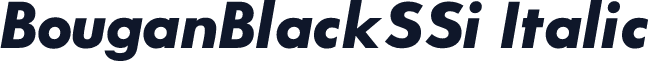 BouganBlackSSi Italic