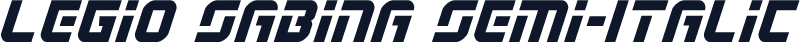 Legio Sabina Semi-Italic