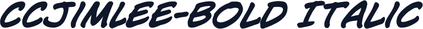 CCJimLee-Bold Italic
