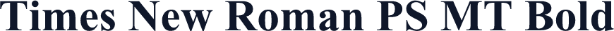 Times New Roman PS MT Bold