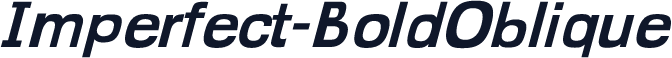 Imperfect-BoldOblique