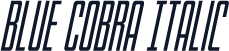 Blue Cobra Italic