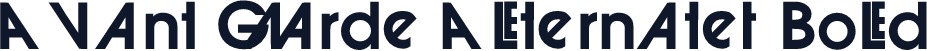 Avant Garde Alternates Bold