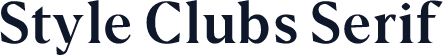 Style Clubs Serif