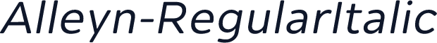 Alleyn-RegularItalic