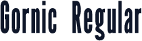 Gornic Regular