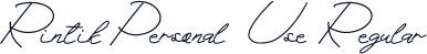 Rintik Personal Use Regular