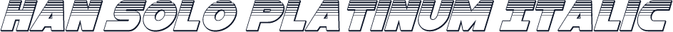Han Solo Platinum Italic