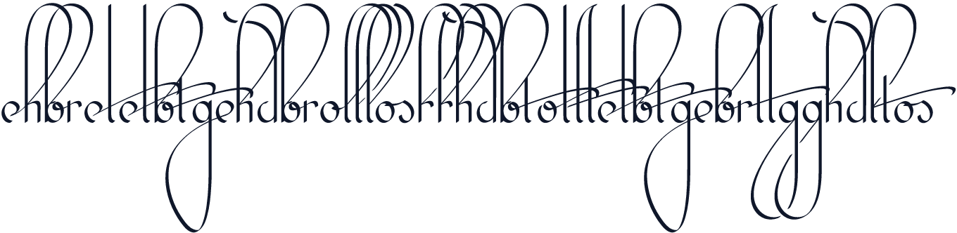 KalligrandScriptLigatures