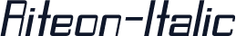 Riteon-Italic