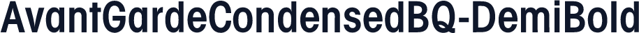 AvantGardeCondensedBQ-DemiBold