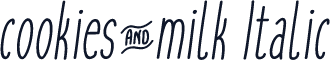 cookies&milk Italic