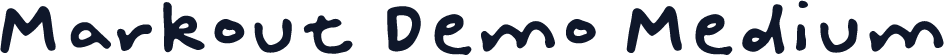 Markout Demo Medium