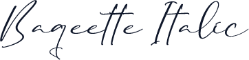 Baqeette Italic