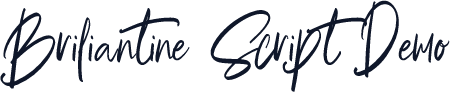 Briliantine Script Demo