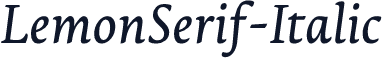 LemonSerif-Italic