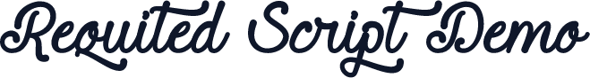 Requited Script Demo