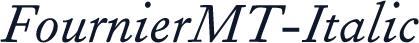 FournierMT-Italic